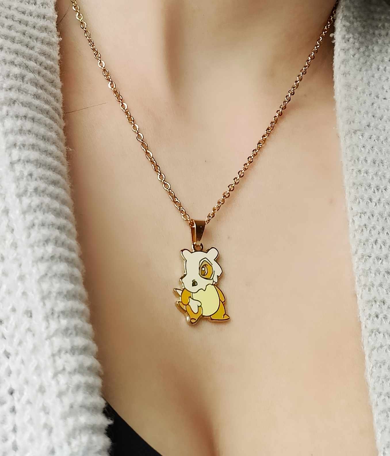 QBone : Hard Enamel Charm Necklace
