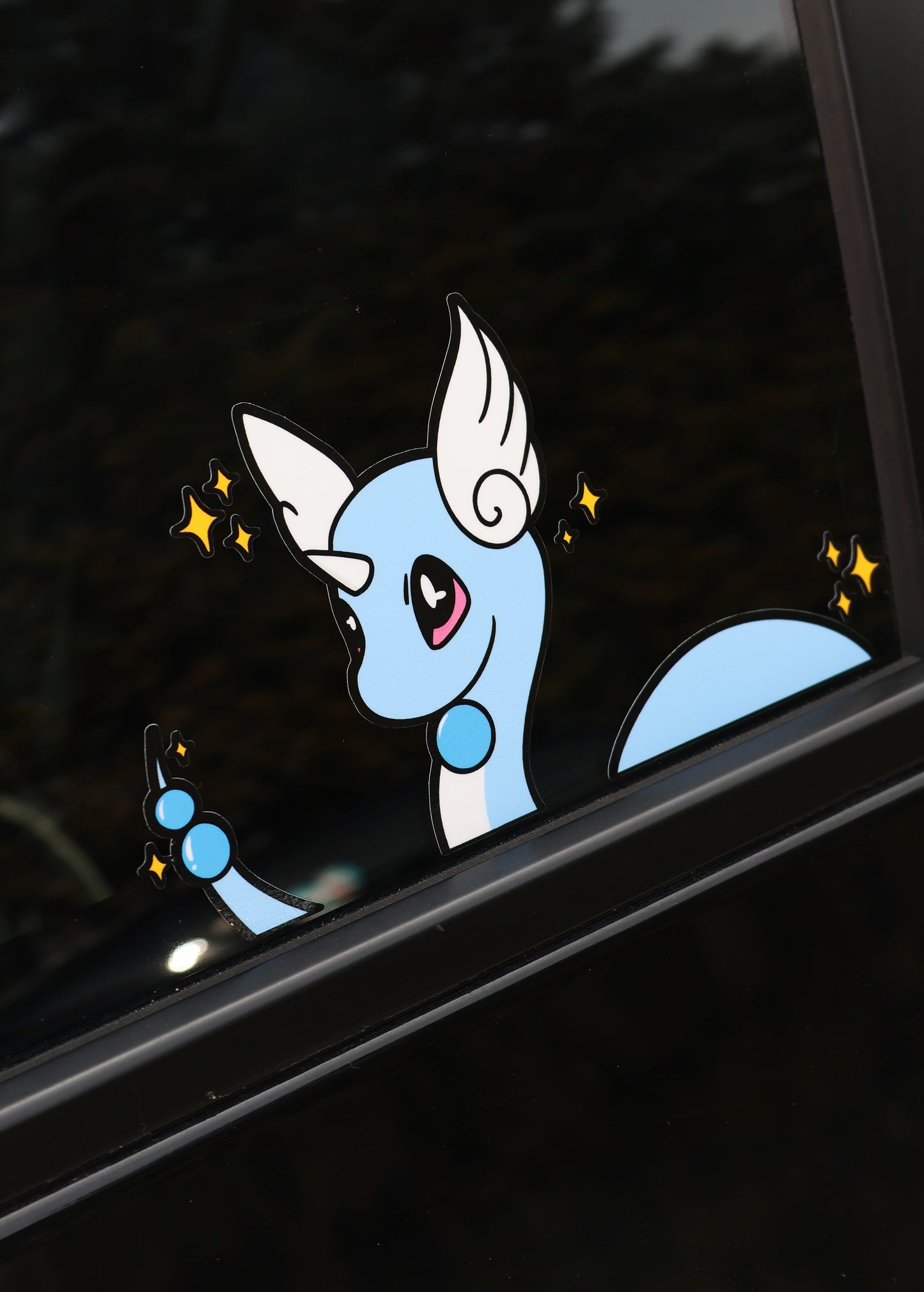 Water Dragon - Vinyl Peeker Sticker