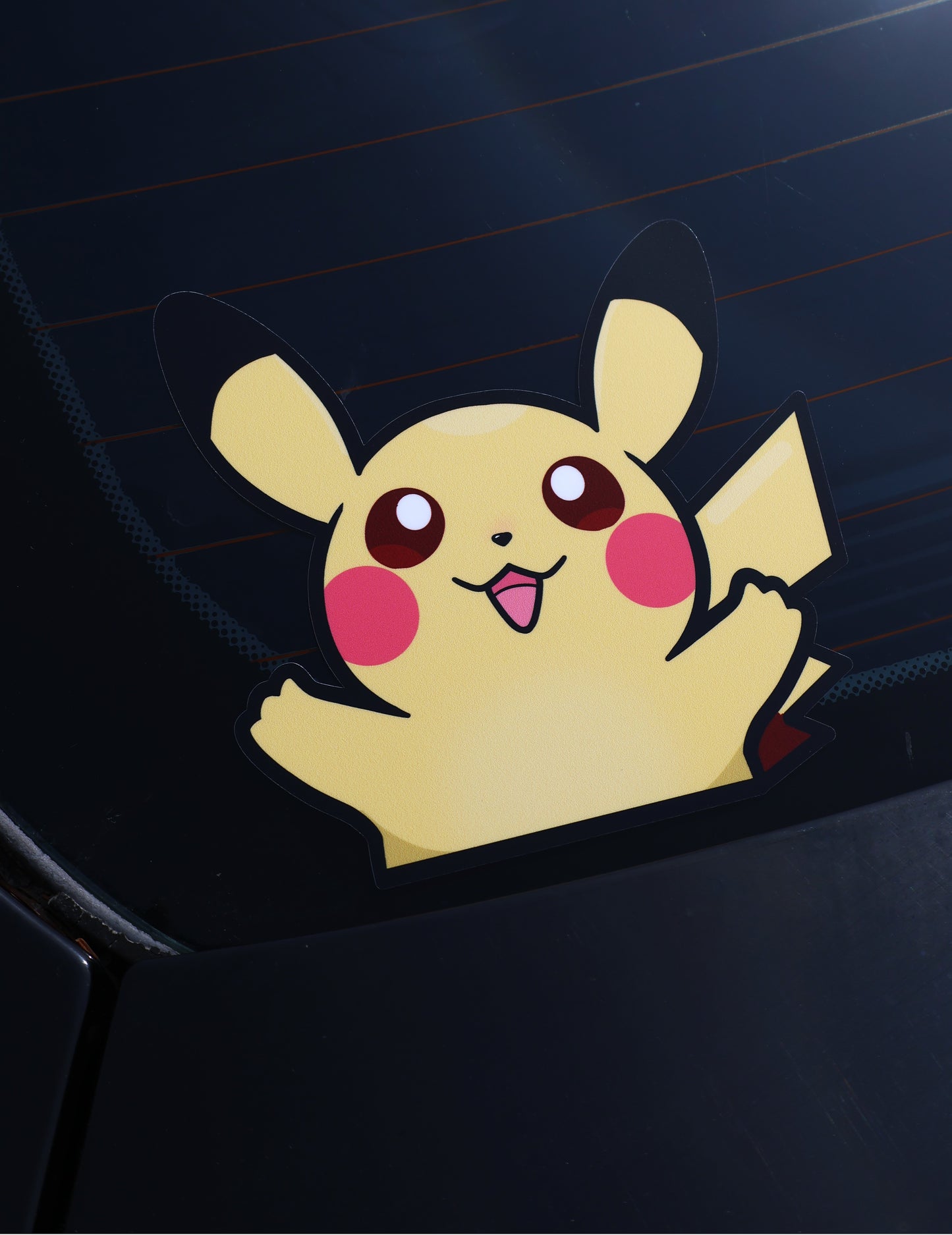 "Electric" Car - Vinyl Peeker Sticker