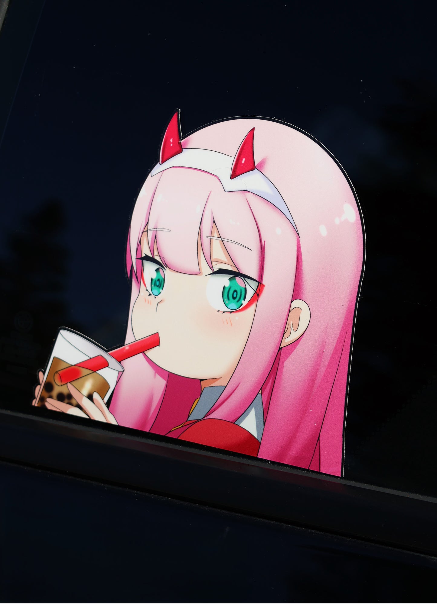 I Love Boba : Vinyl Peeker Sticker