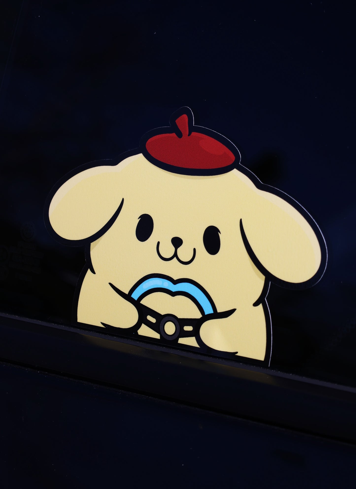 Pup- Vinyl Peeker Sticker