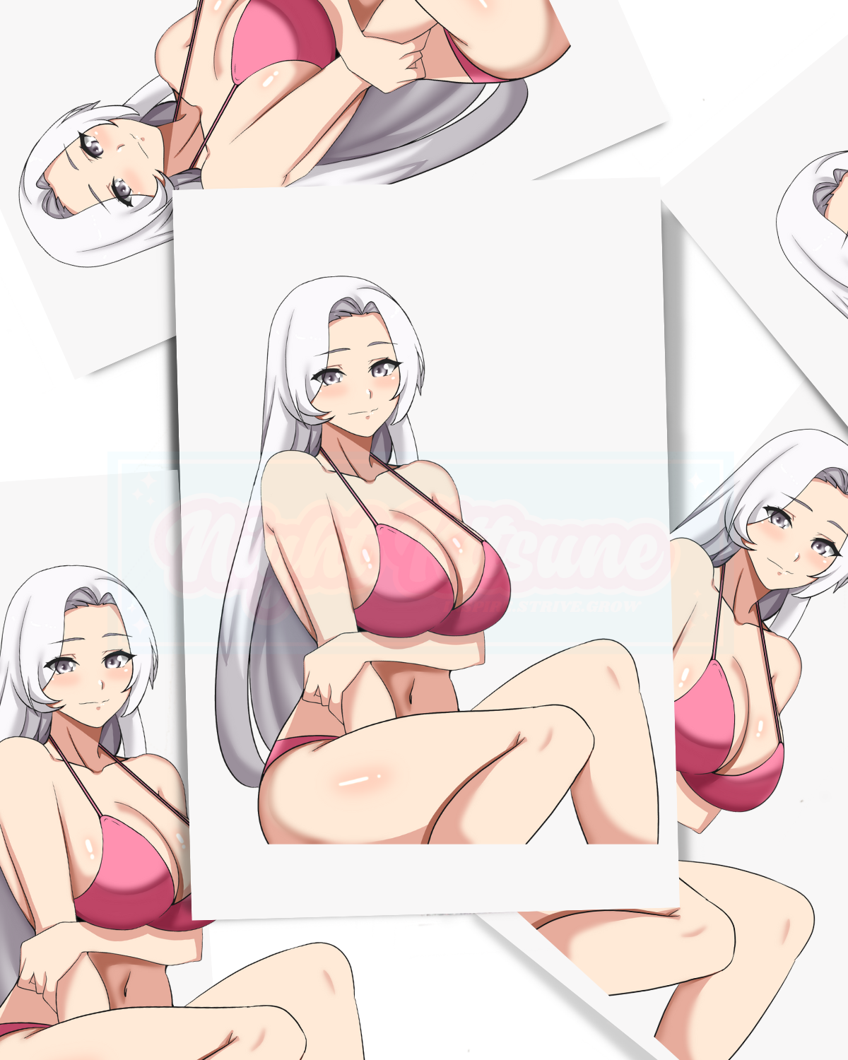 Summer Anime Waifu 2 - Peeker Sticker