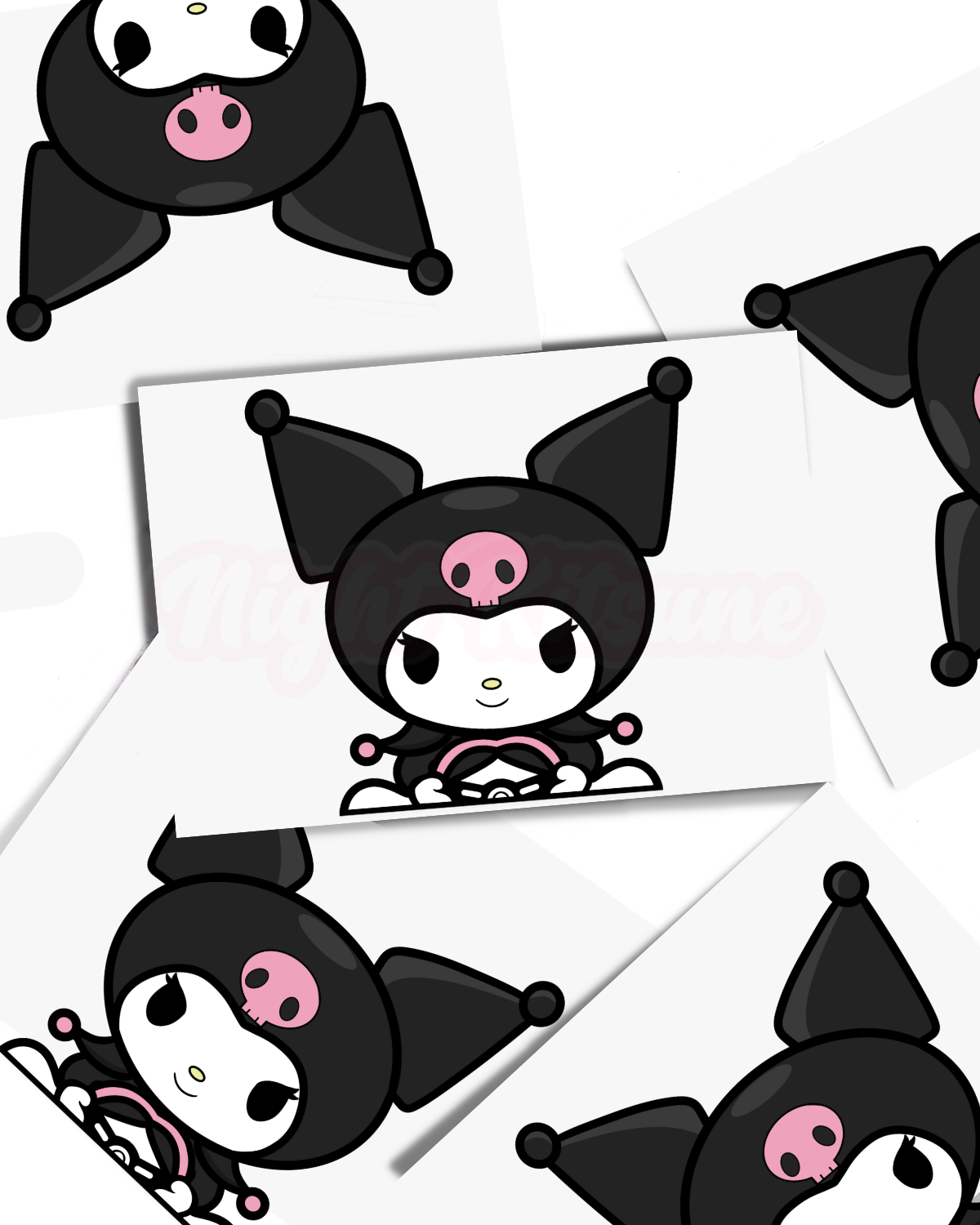 Dark Bunny - Vinyl Peeker Sticker