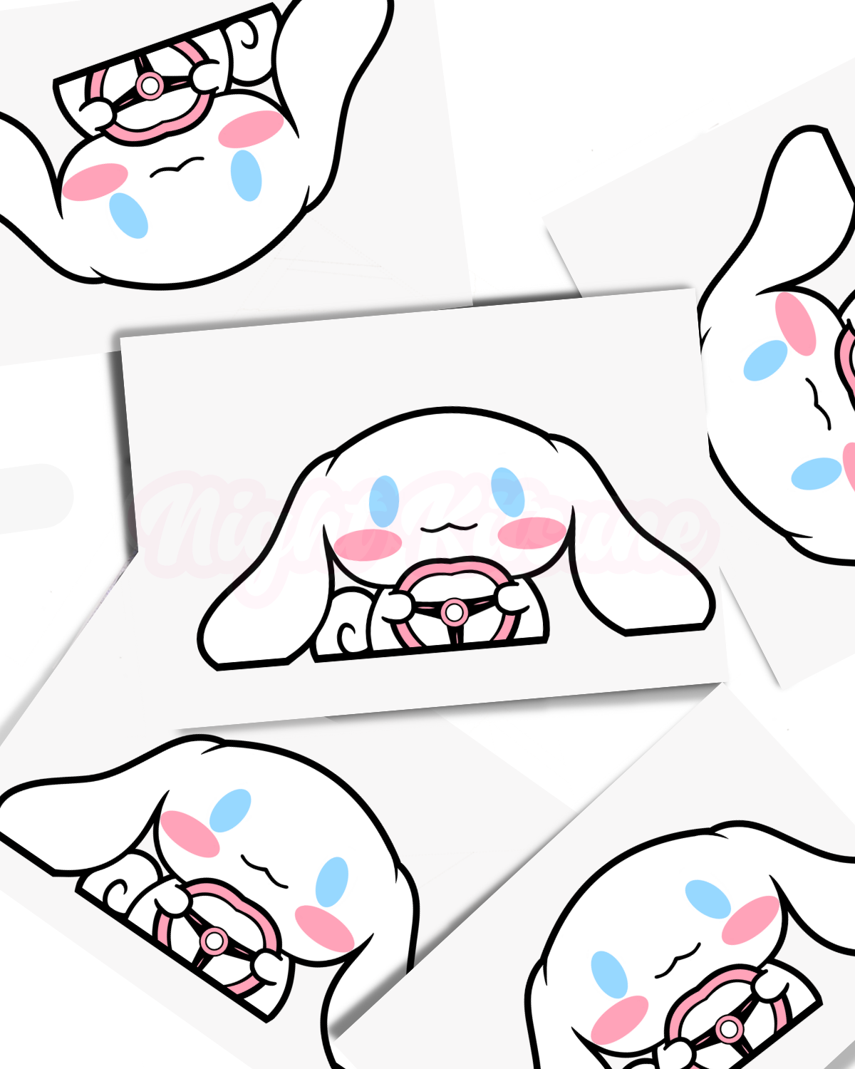 CinamonRoll - Vinyl Peeker Sticker