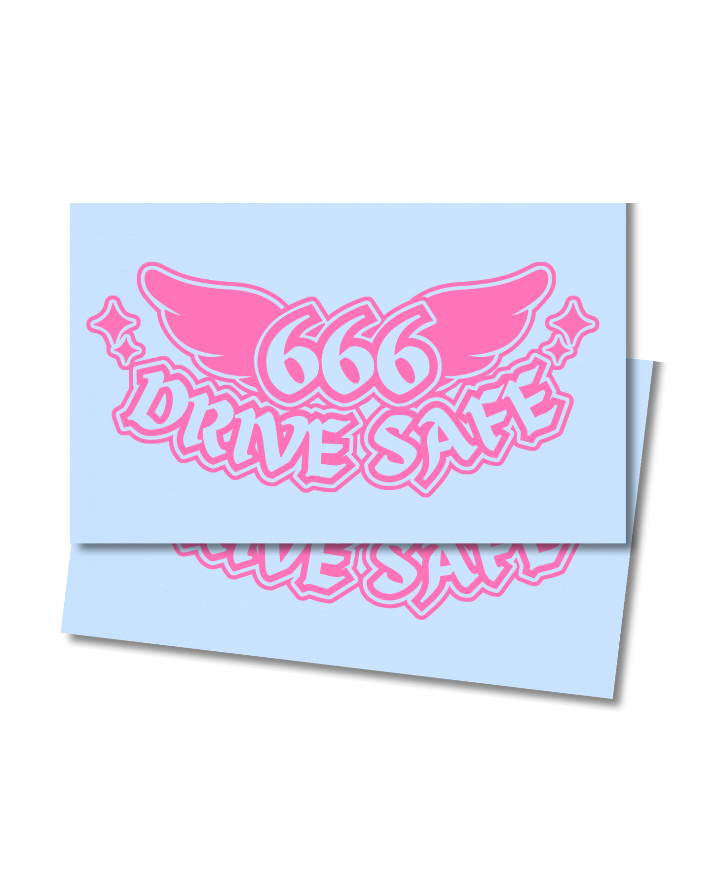 Drive Safe! Angel Numbers - Back Arch Banner