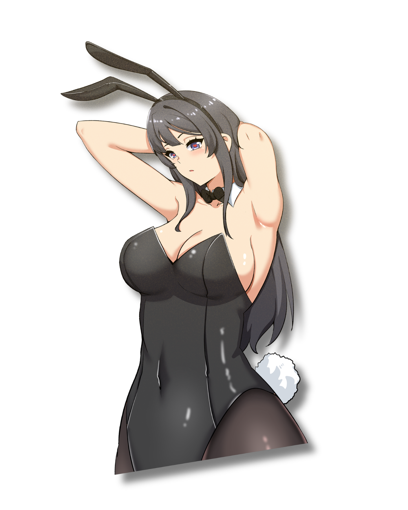 PREORDER Summer Anime Waifu Bunny Girl - Peeker Sticker