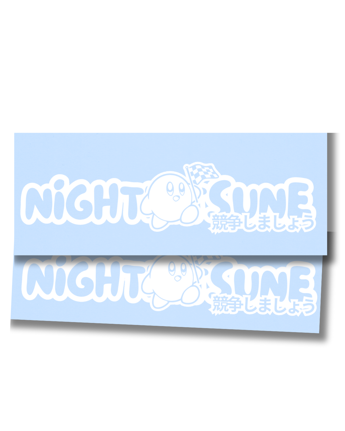 Anime Kitsune V2 - Windshield Banners