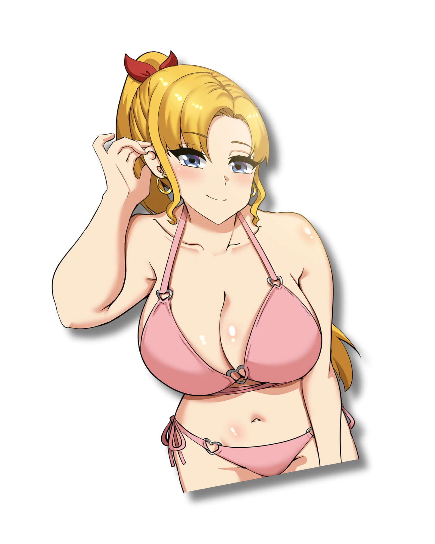 PREORDER Summer Anime Waifu Valorie OC - Peeker Sticker