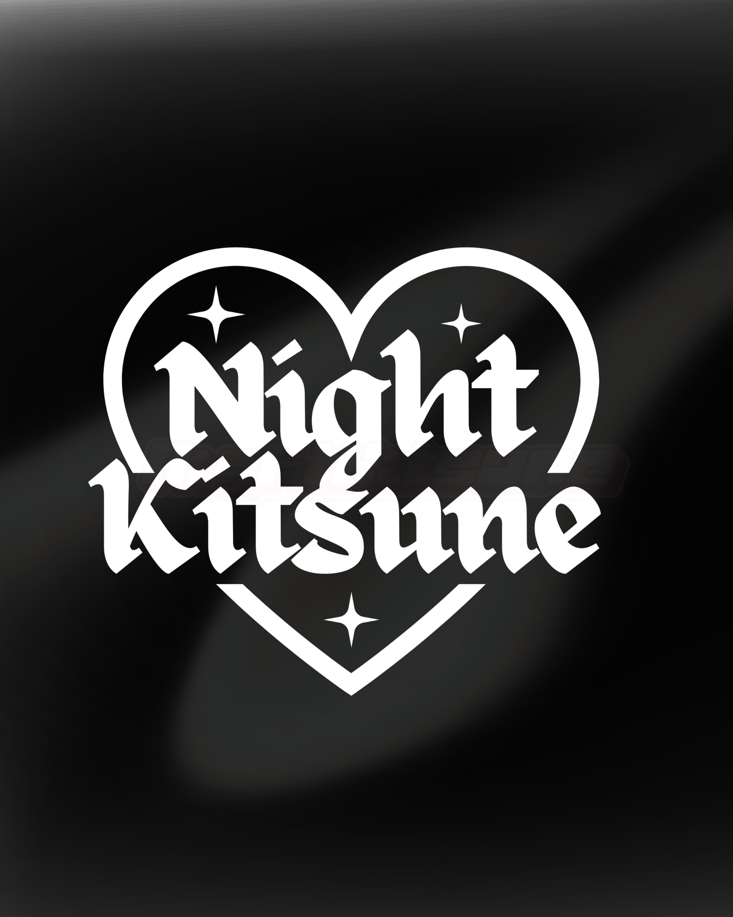 NK Heart and stars - Windshield Banner