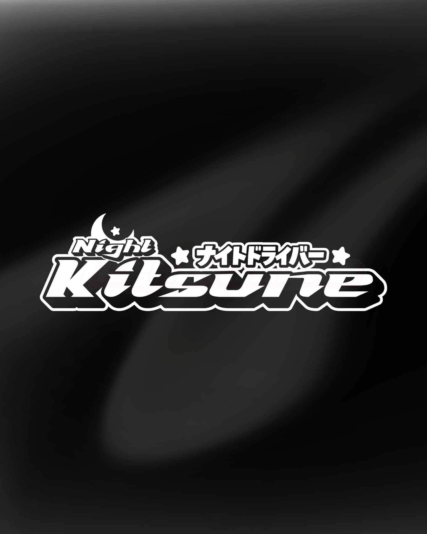 NightKitsune Night Driver - Banner Sticker