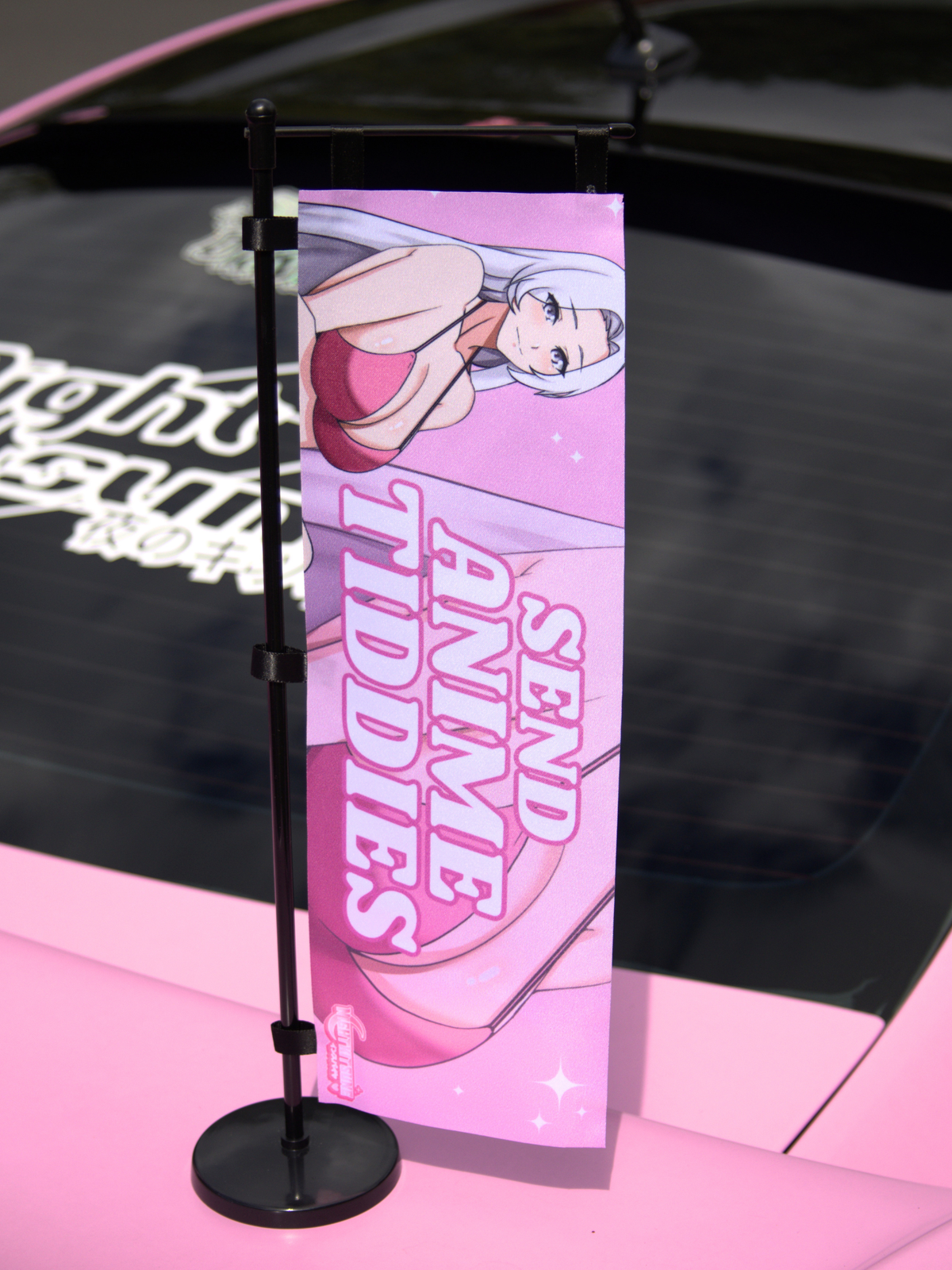 Send Anime Tiddies- Mini Nobori Flag