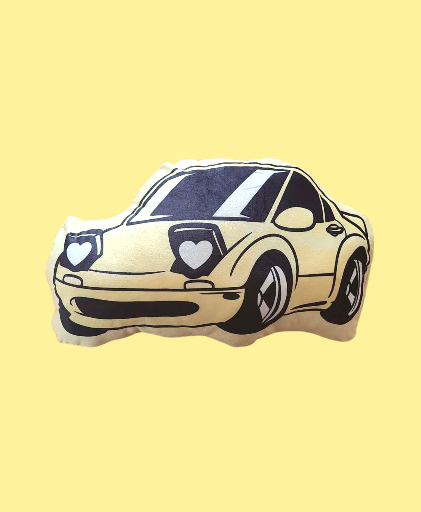 Yellow Miata : Plush Pillow