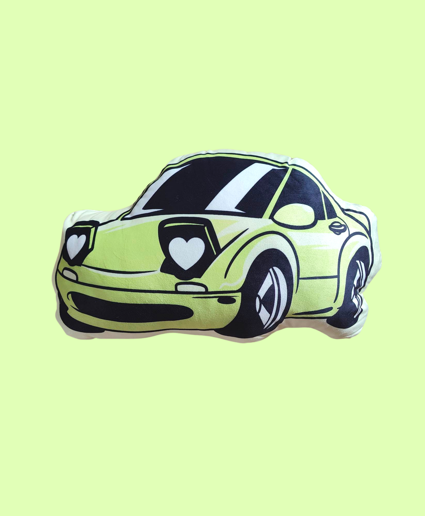 Lime Green Miata : Plush Pillow