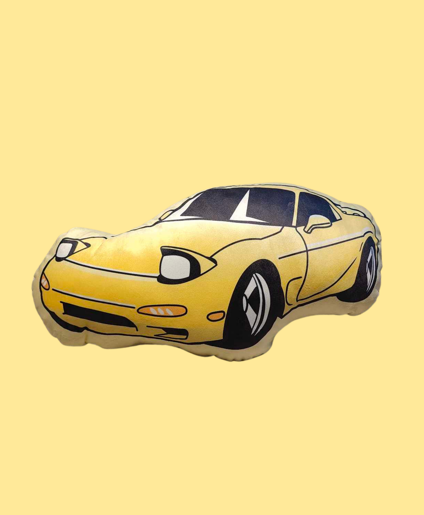 Yellow RX7 : Plush Pillow
