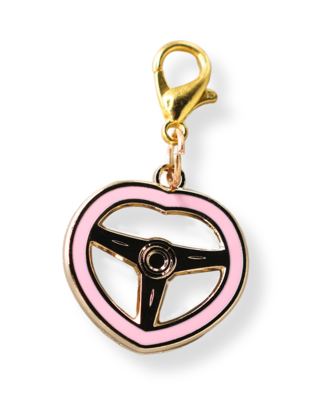 Heart Wheel - Hard Enamel Charm