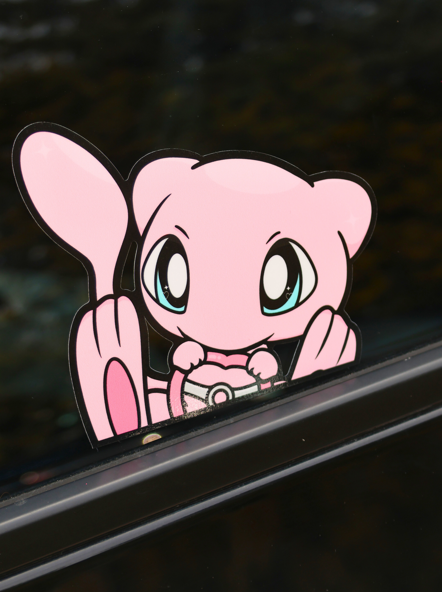 Race Mew - Vinyl Peeker Sticker