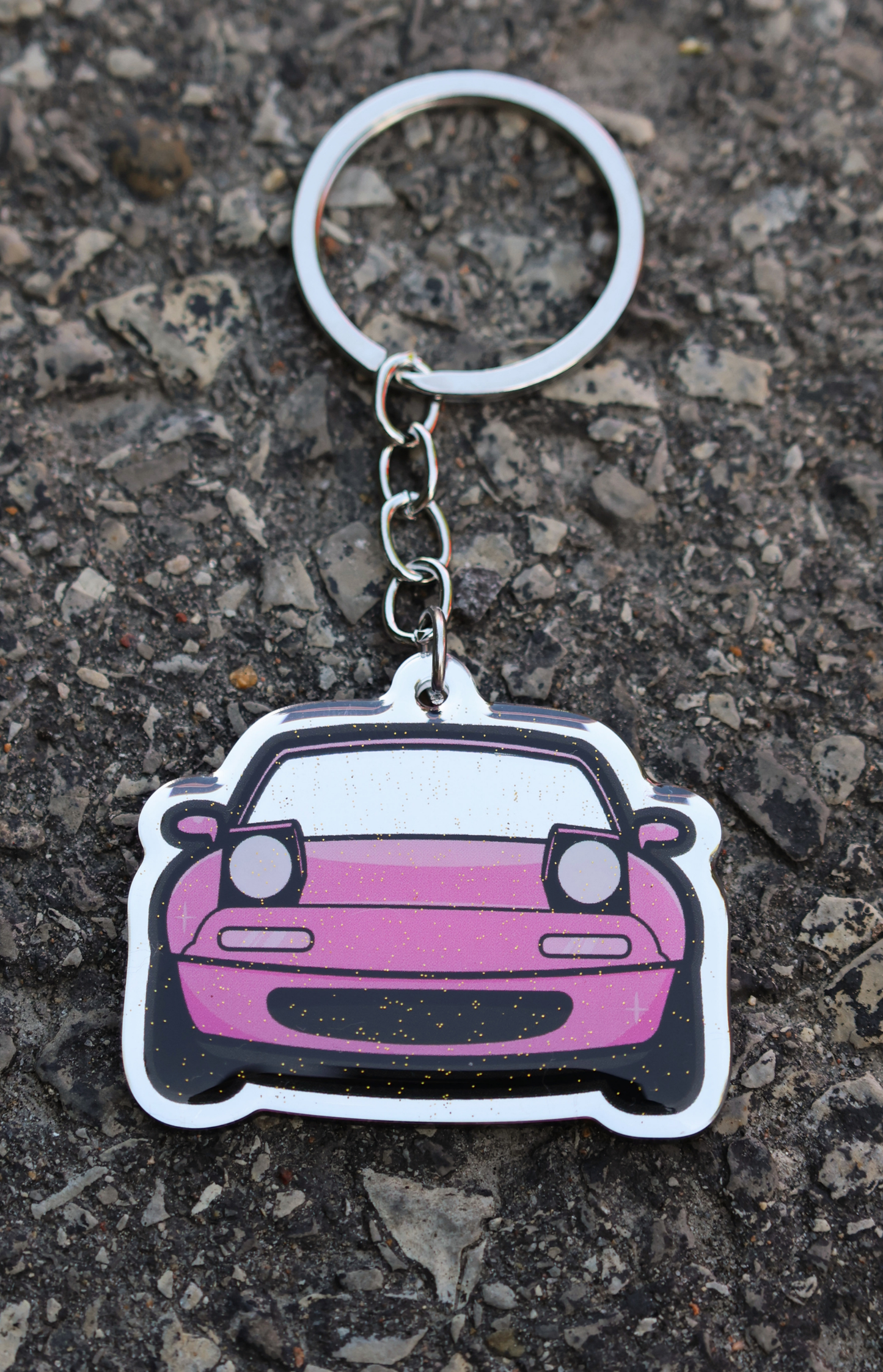 Mirror Car : Acrylic Keychain