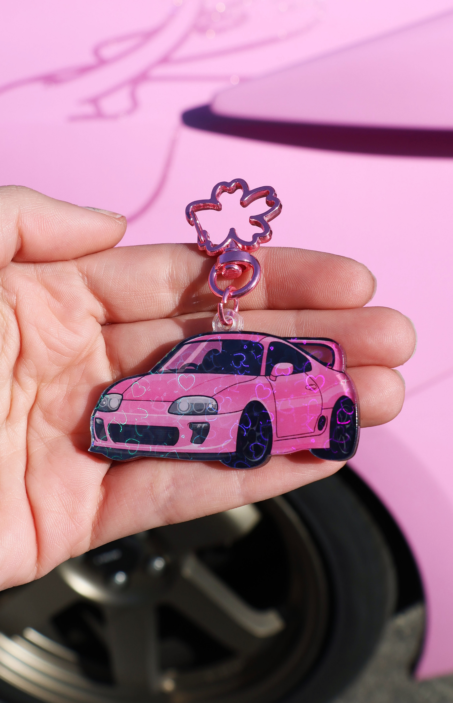 Supra Car : Acrylic Keychain