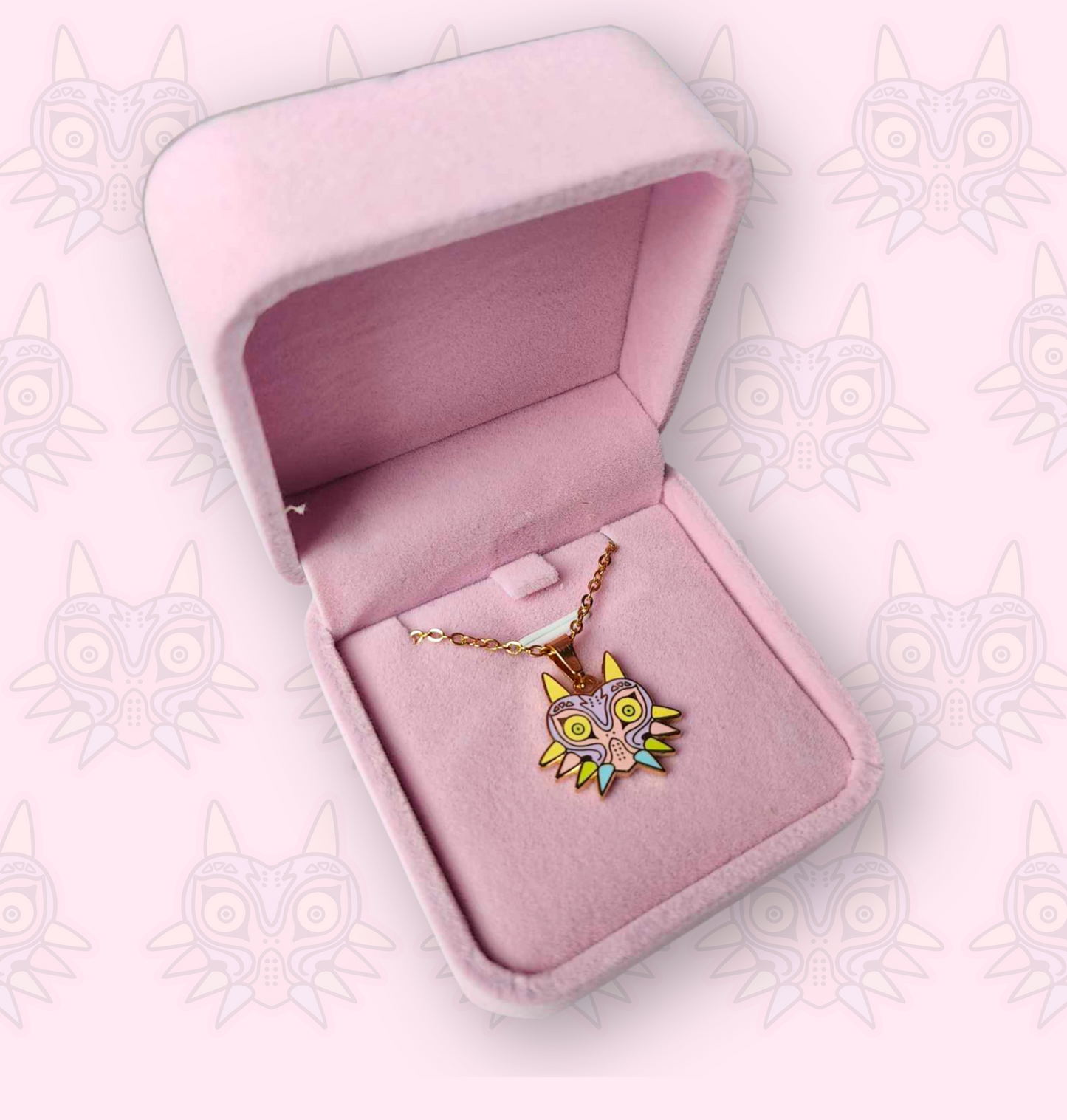 LOZ Mask : Hard Enamel Charm Necklace