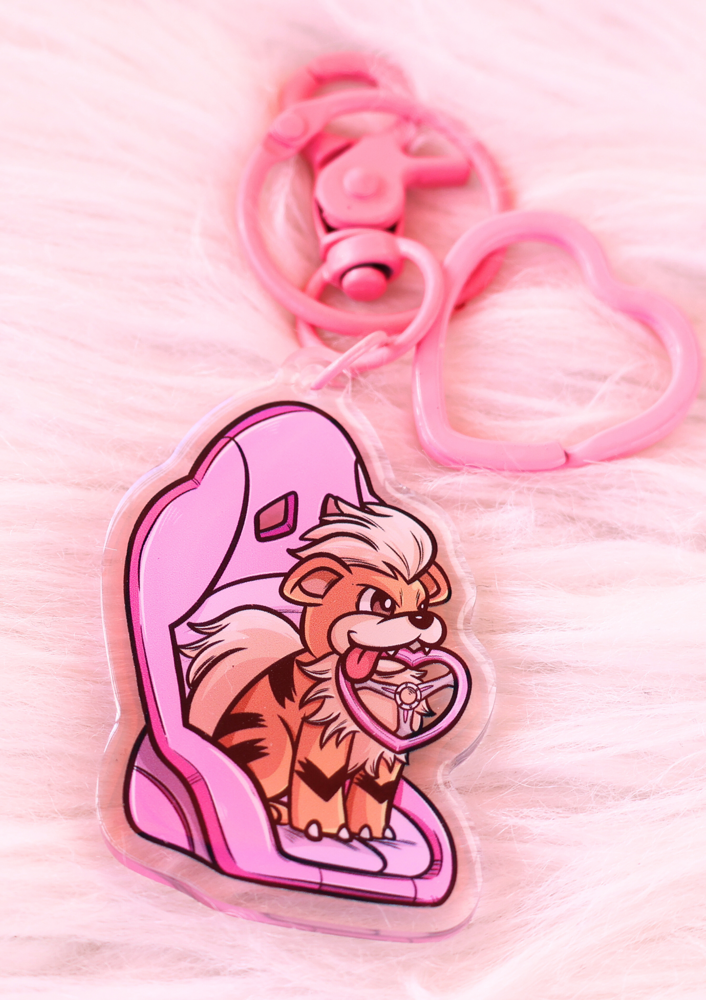 Car Ride Pup! : Acrylic Keychain