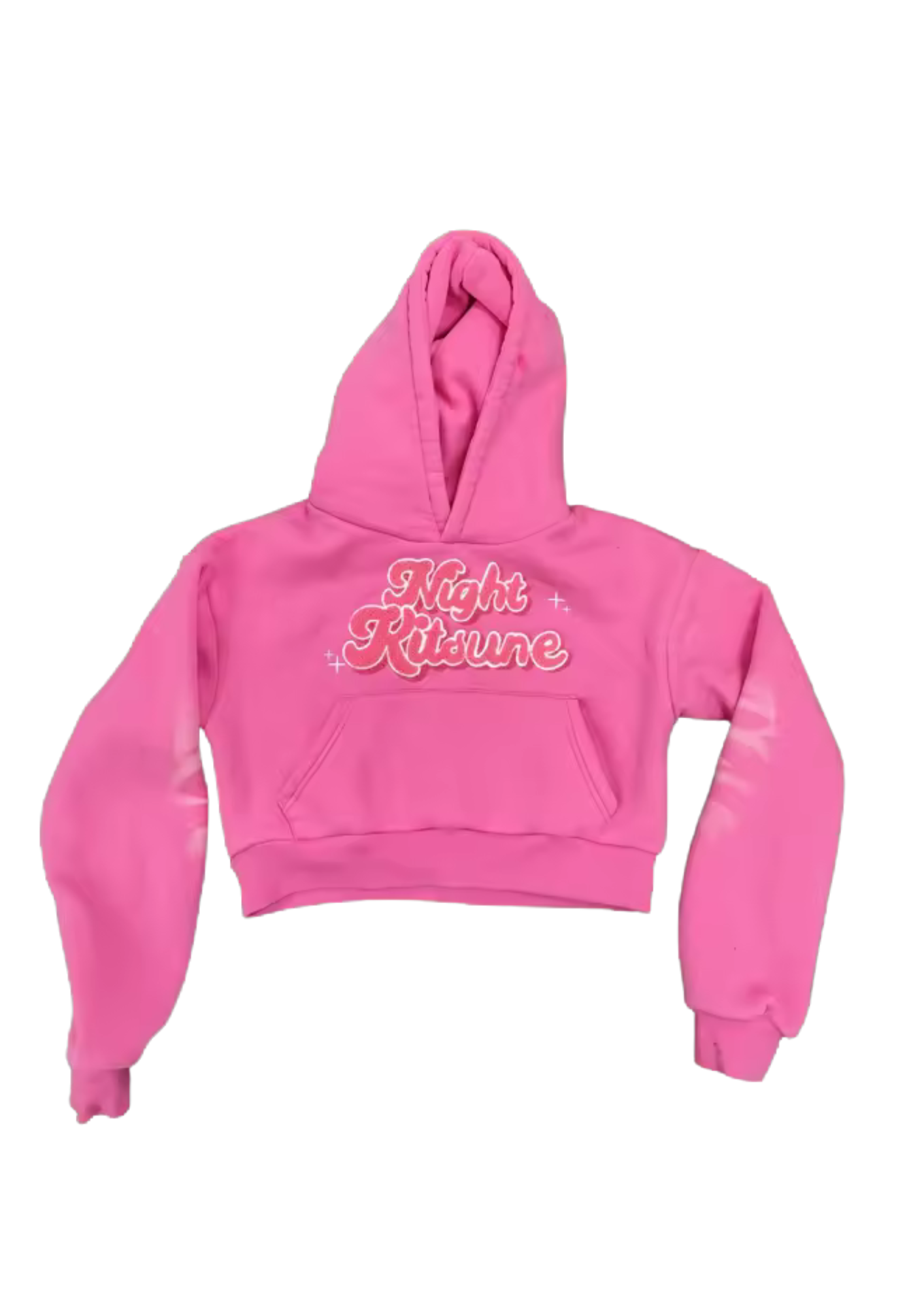 Nightkitsune Mewata - Cropped Hoodie