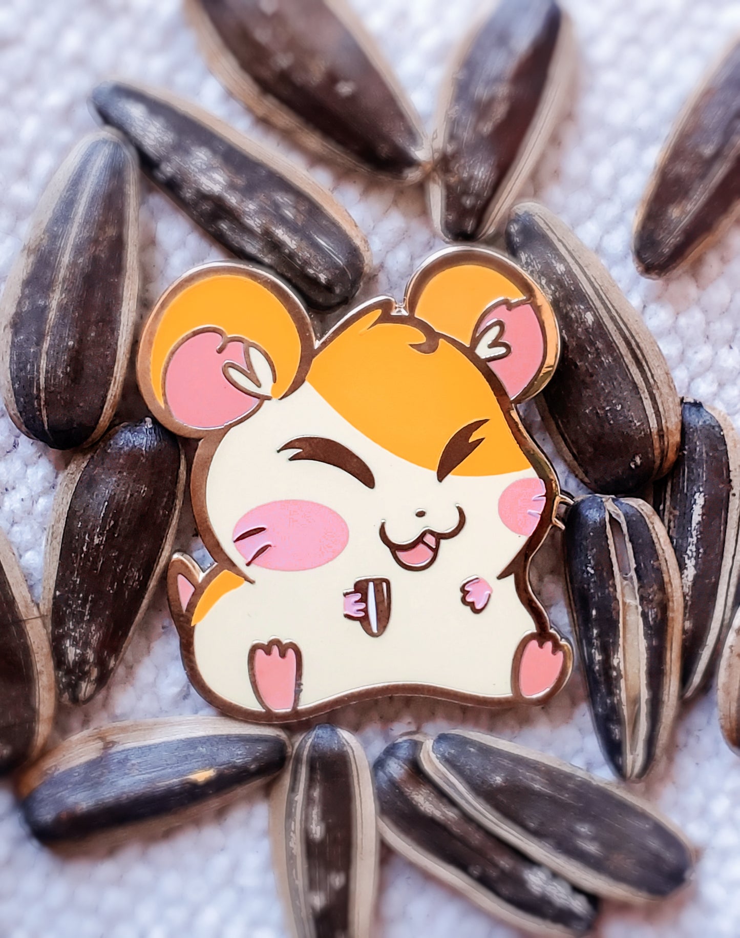 HamHamHamster : Hard Enamel Pin