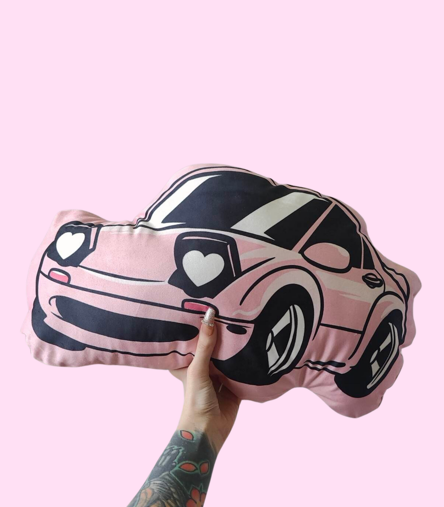 Pink Miata : Plush Pillow