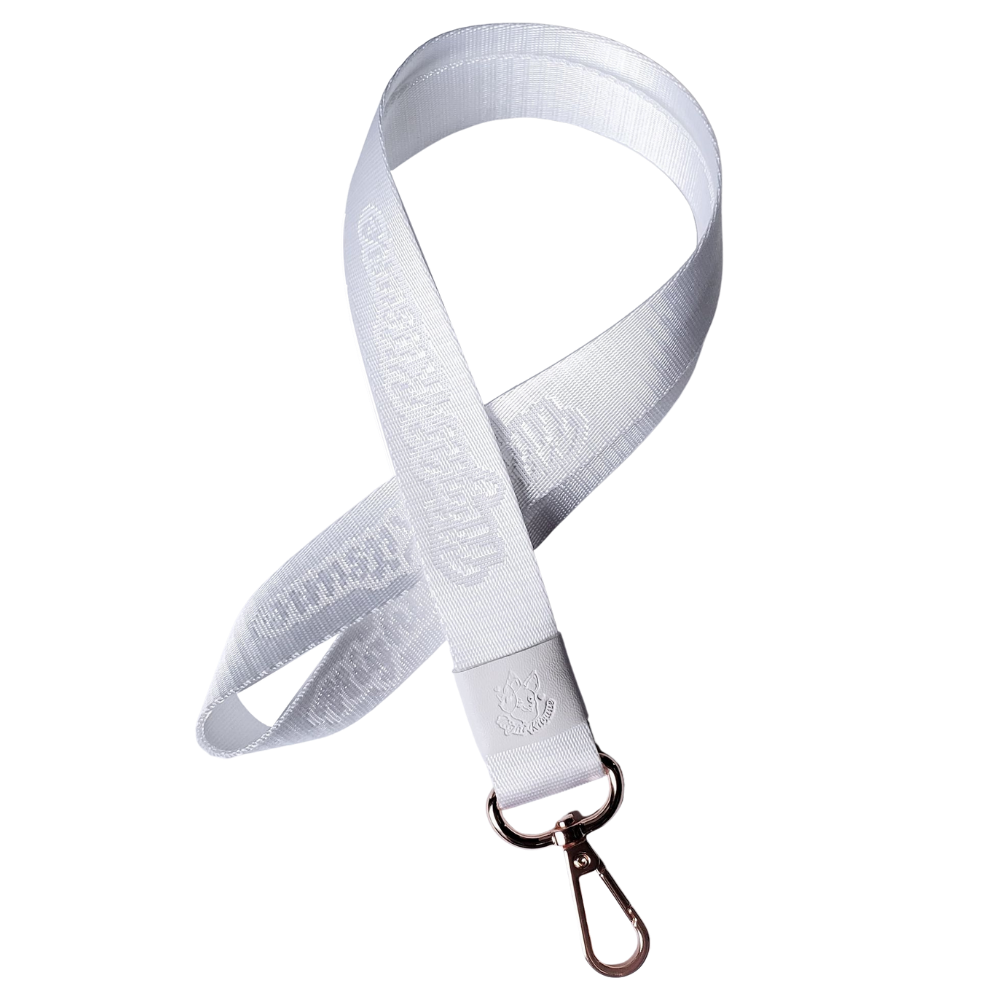 Nightkitsune -Thick Polyester Woven Lanyard