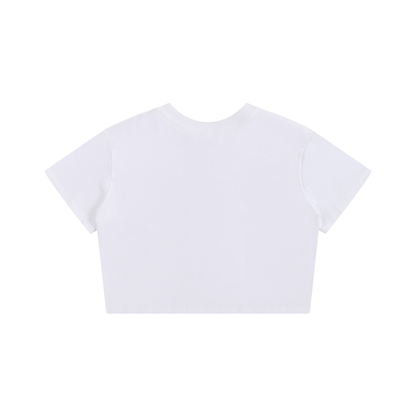 Passenger Princess Embroidered - Baby Tee T-Shirt White