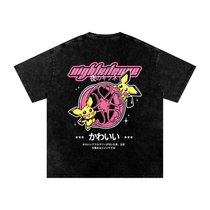 Nice Wheels! - Grunge Oversized T-Shirt