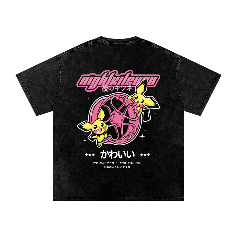 Nice Wheels! - Grunge Oversized T-Shirt