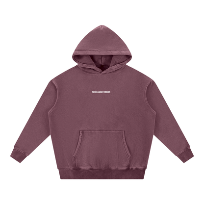 Send Anime Tiddies - Grunge Oversize Hoodie