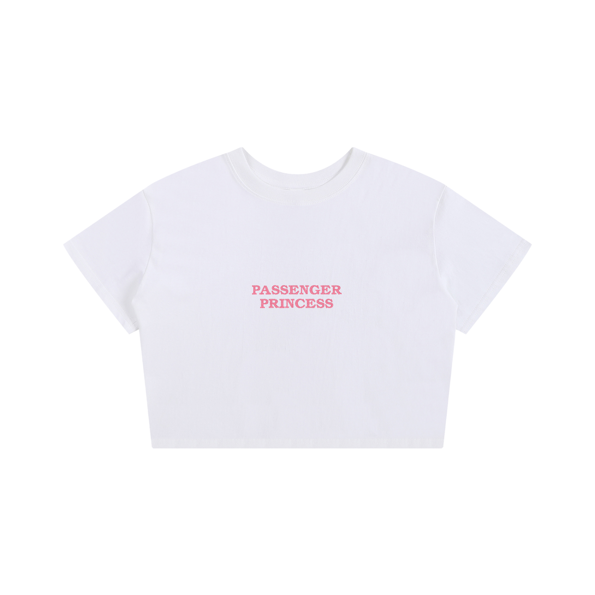 Passenger Princess Embroidered - Baby Tee T-Shirt White