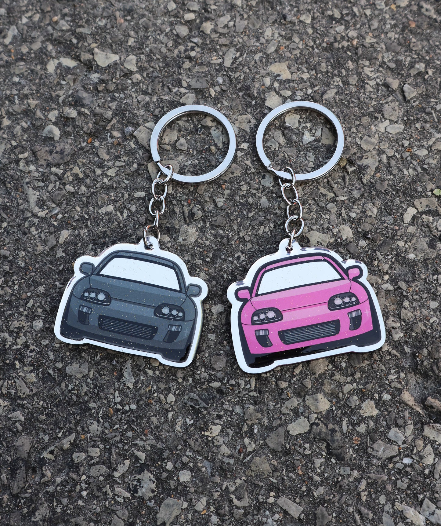 Mirror Car : Acrylic Keychain