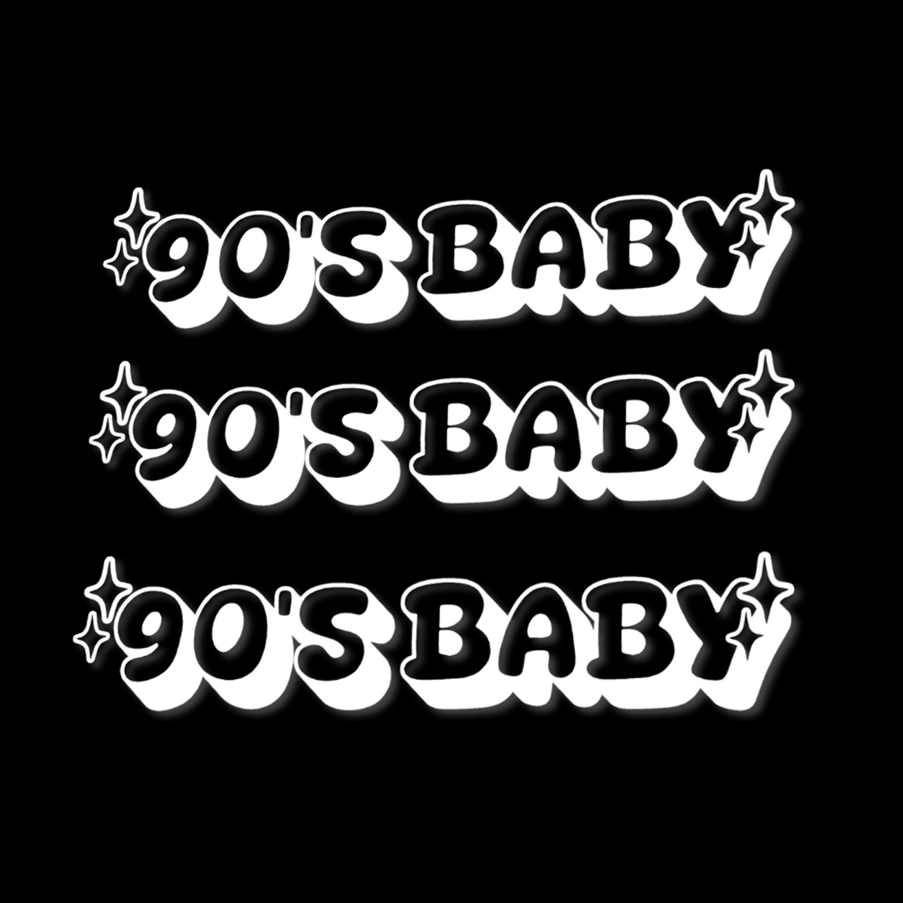 90'S BABY - Forever Young Sticker