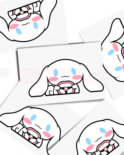 CinamonRoll - Vinyl Peeker Sticker