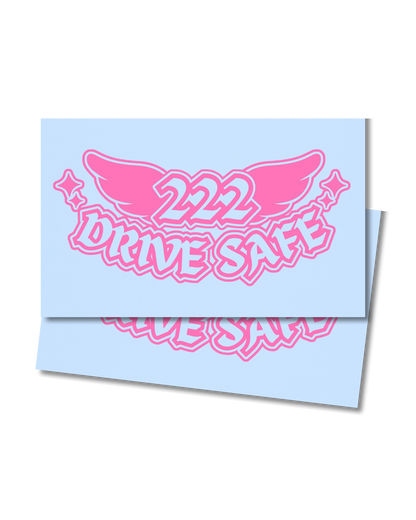 Drive Safe! Angel Numbers -  Back Arch Banner