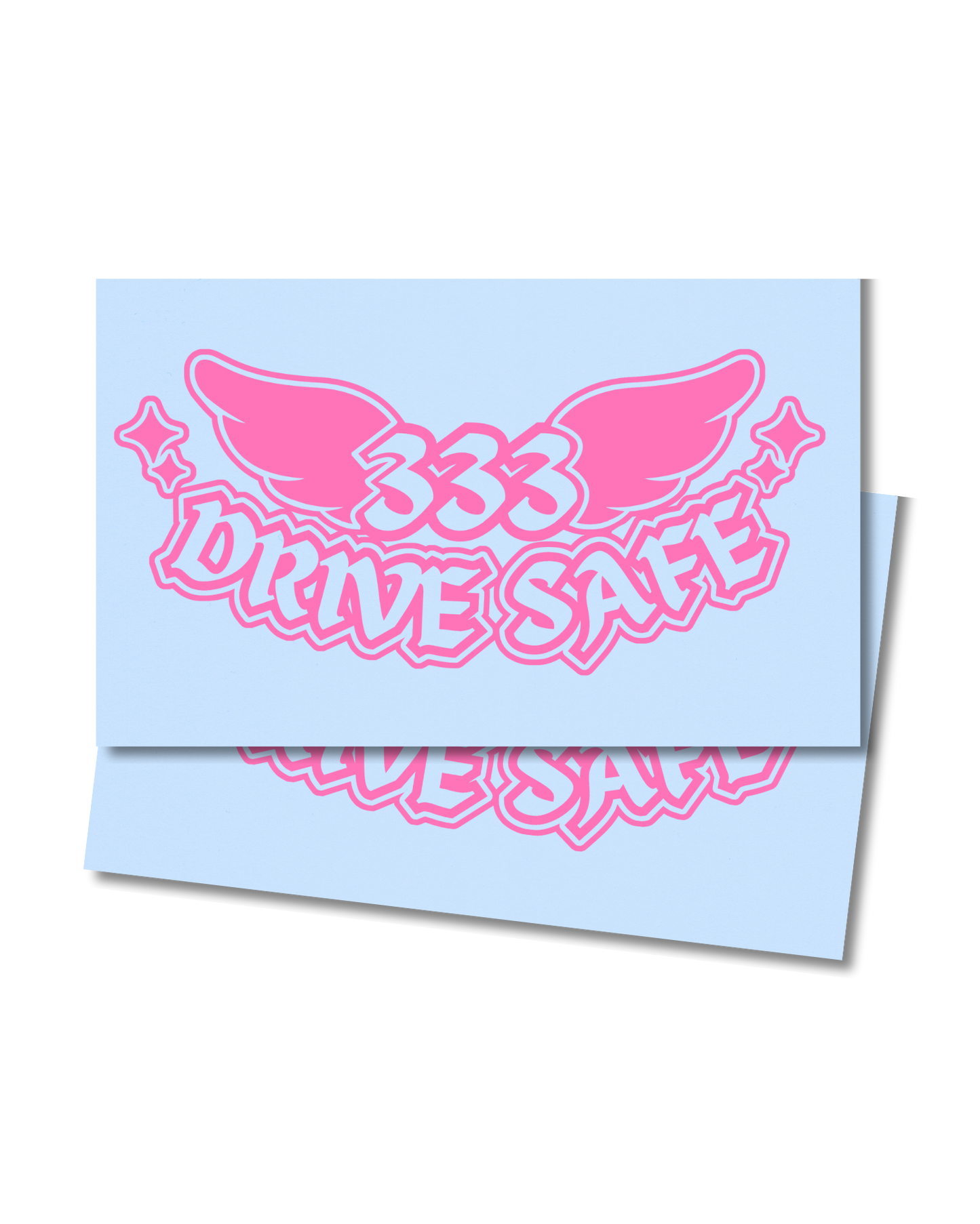 Drive Safe! Angel Numbers -  Back Arch Banner