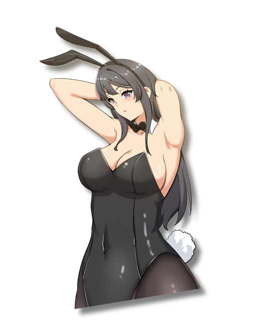 PREORDER Summer Anime Waifu Bunny Girl - Peeker Sticker