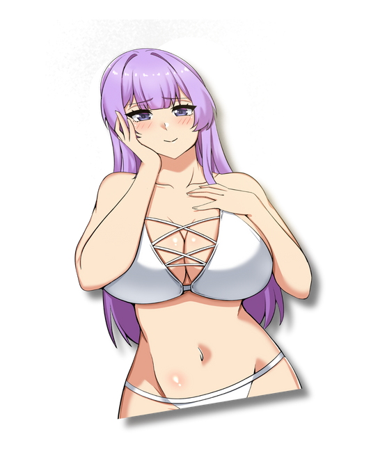 PREORDER Summer Anime Waifu Mekui OC - Peeker Sticker