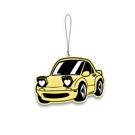 Yellow Miata - Air Freshener