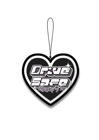 Drive Safe Black Heart - Air Freshener