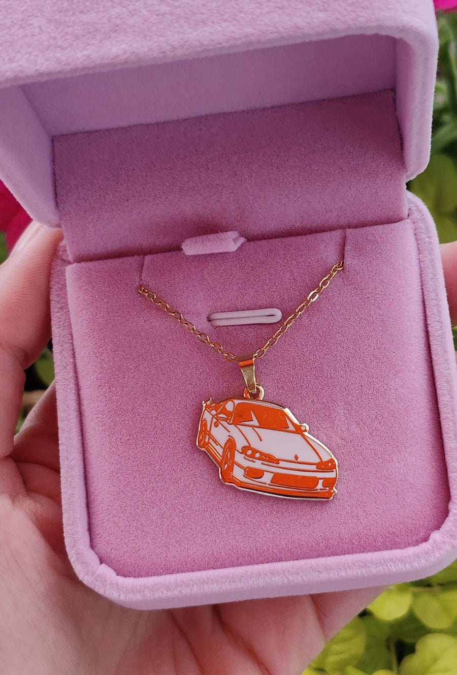 S15 Silvia : Hard Enamel Charm Necklace