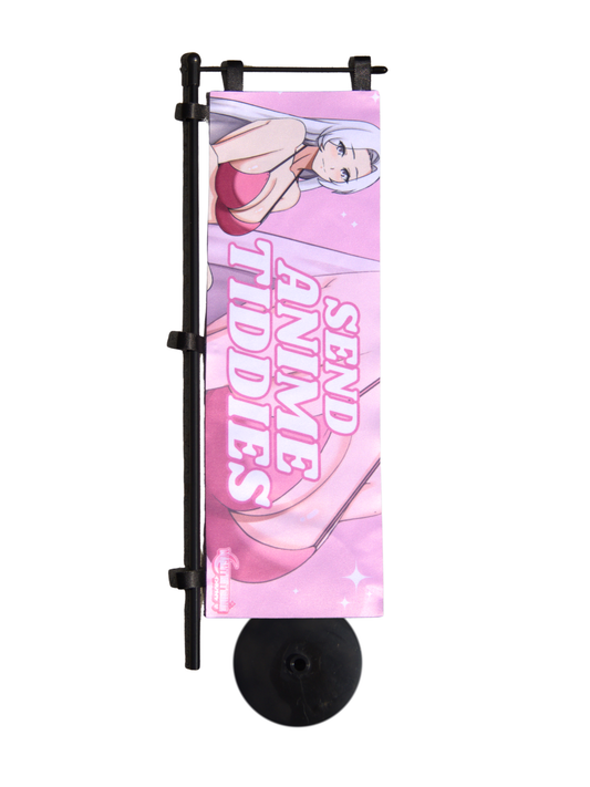 Send Anime Tiddies- Mini Nobori Flag