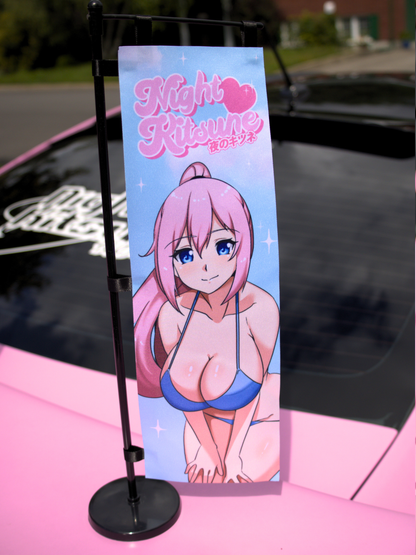 Chi Beach Babe - Mini Nobori Flag