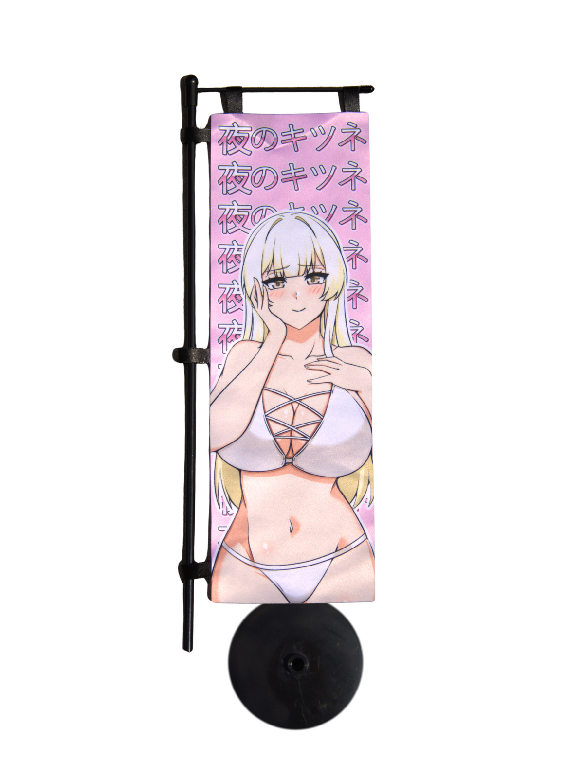 Summer Anime Girl - Mini Nobori Flag