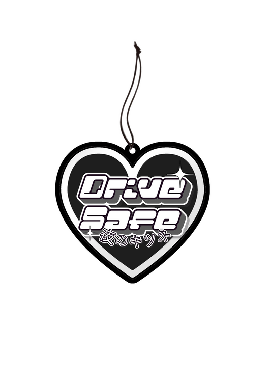 Drive Safe Black Heart - Air Freshener