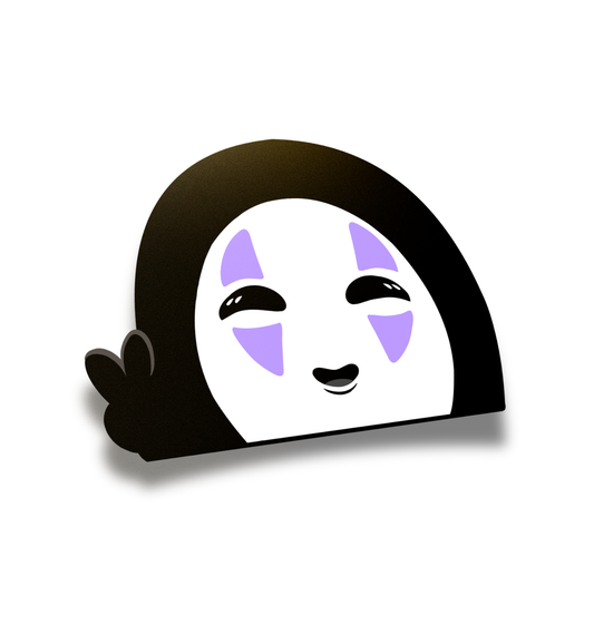Chibi Faceless : Vinyl Peeker Sticker