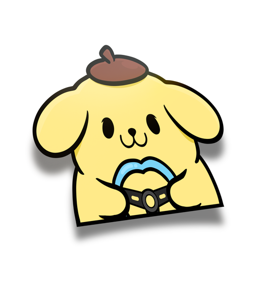 Pup- Vinyl Peeker Sticker