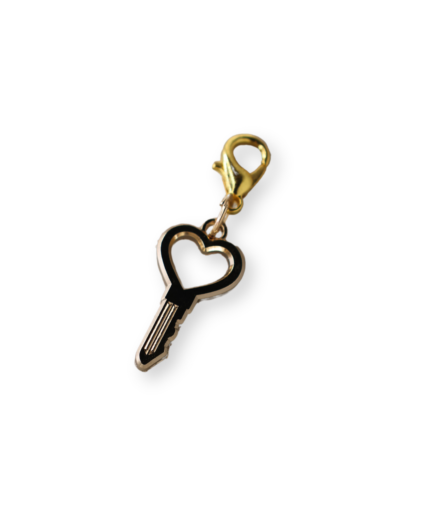 Heart Key - Hard Enamel Charm